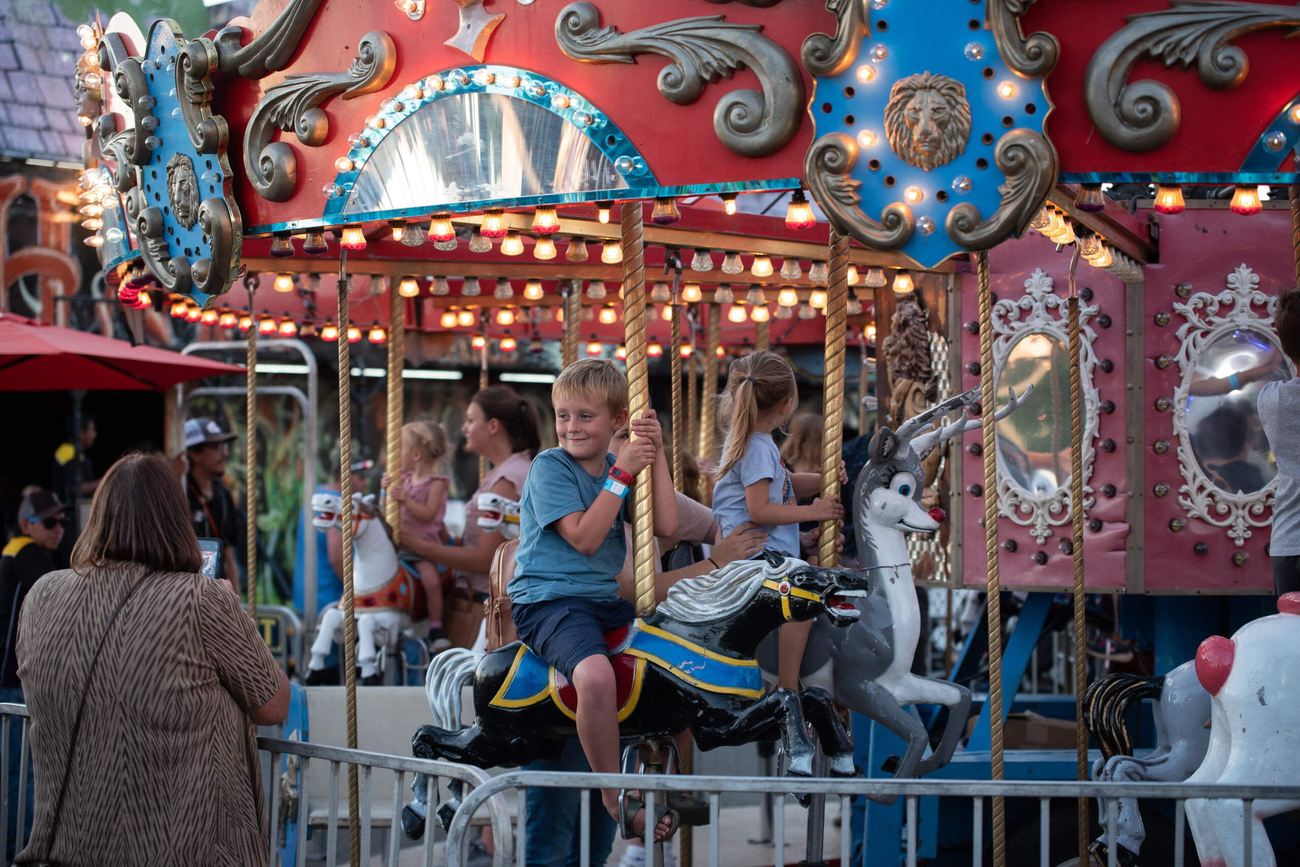 Mary-go-round at the Josephine county fair.