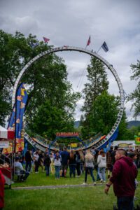 Rides at the Boatnik Fair in Grants Pass
