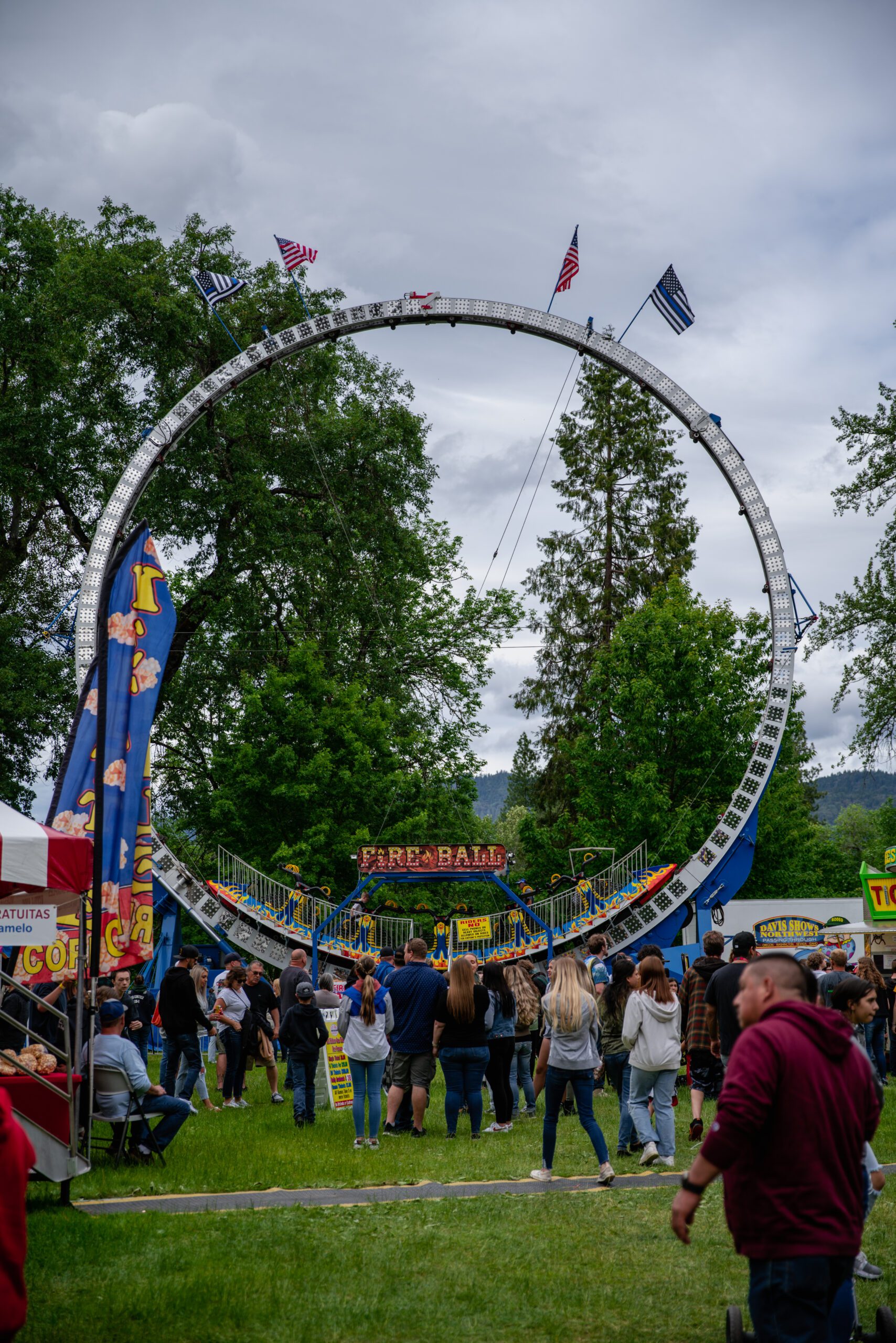 Rides at the Boatnik Fair in Grants Pass