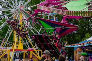 Rides at the Boatnik Fair in Grants Pass