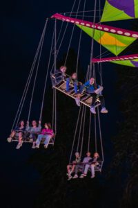 Rides at the Boatnik Fair in Grants Pass