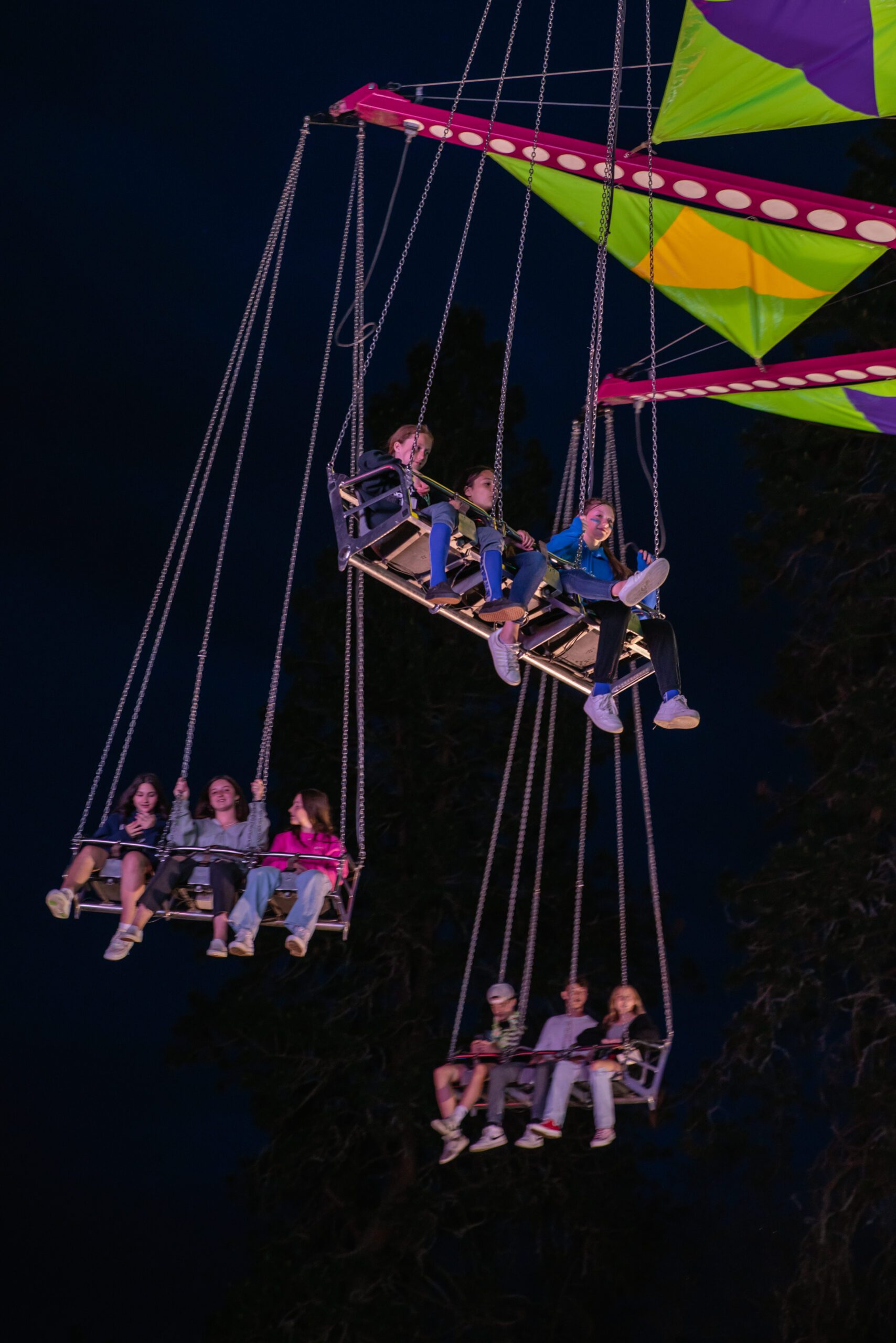 Rides at the Boatnik Fair in Grants Pass