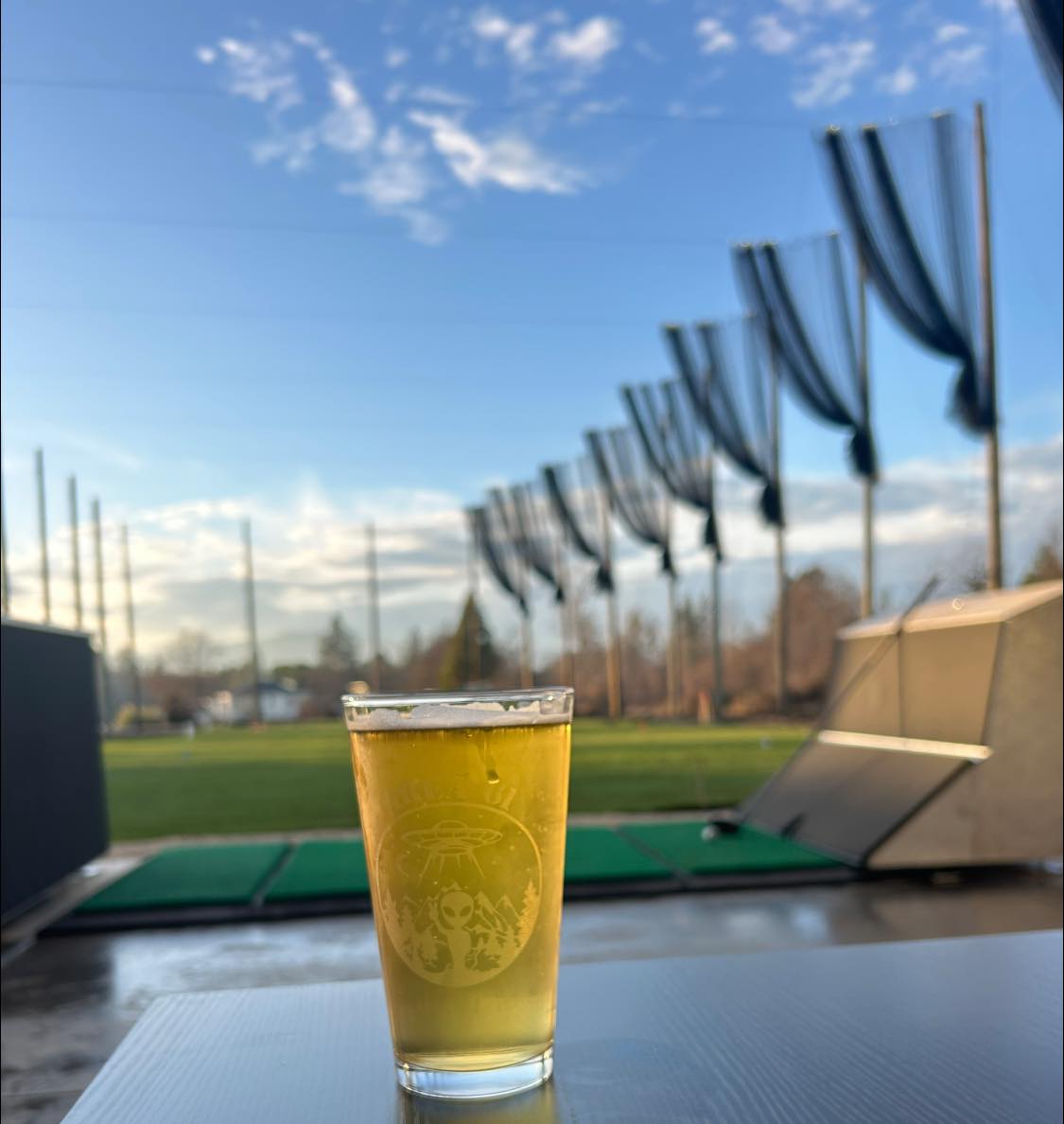 Area 61 beer and golf range