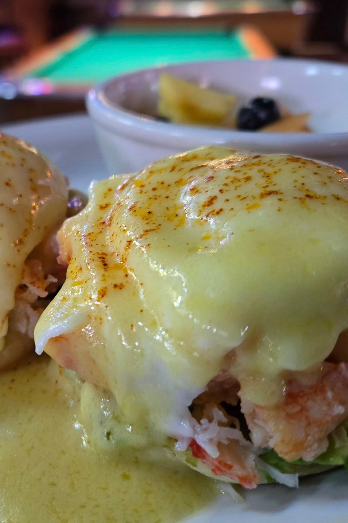 Wonder Bur shrimp benedict