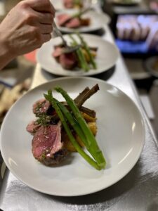Carsons Bistro rack of lamb