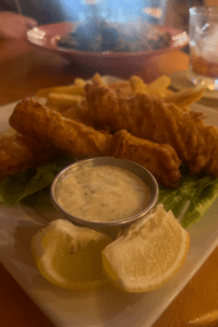 Food studio dining fish and chips