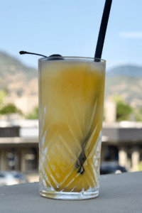 Bohemian mocktail at the roof top patio