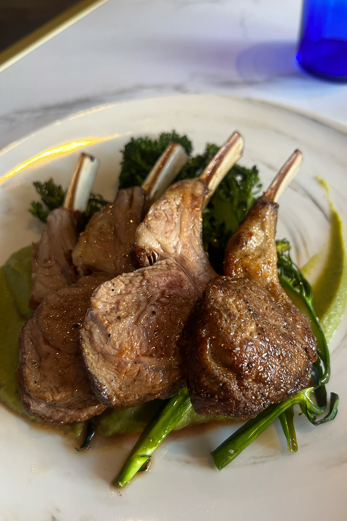 Partake Wine find dining rack of lamb