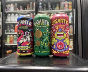 Canned craft beers