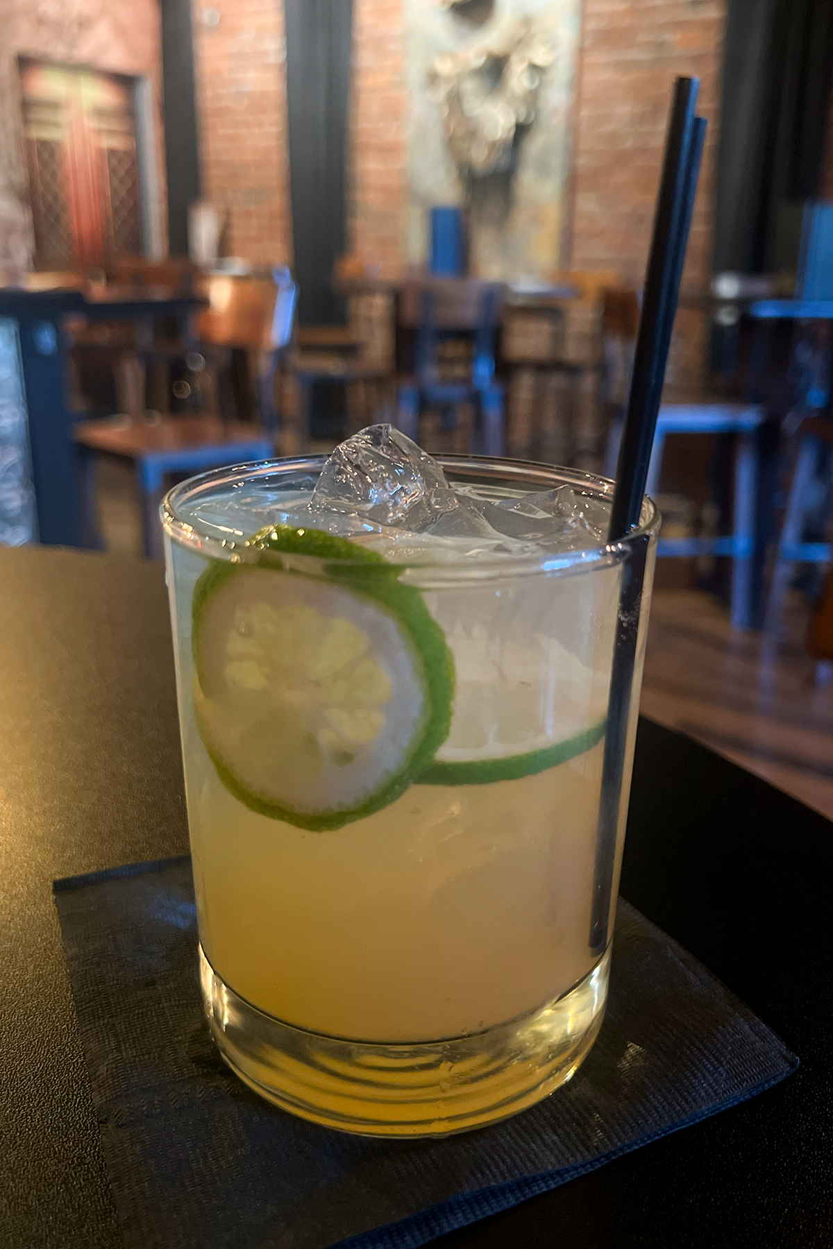 Gin and tonic cocktail at Steam Distillery